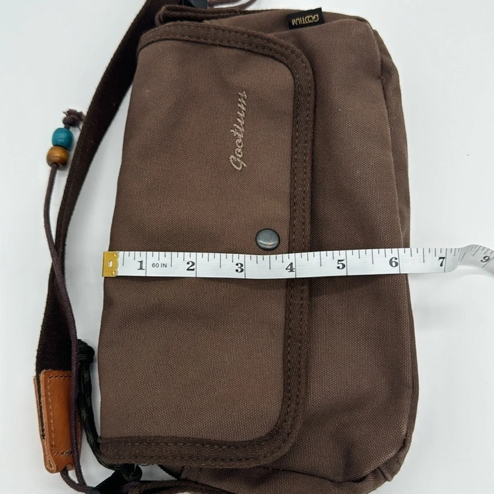 Gootium Flap Over Crossbody‎ Purse/ Bag - Brown